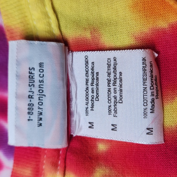 Ron Jon Surf Shop Orlando, Florida, Logo Tie Dye Size M - Picture 10 of 11